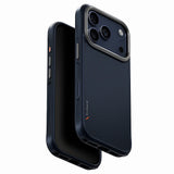 Husa pentru iPhone 17 Pro Max, UNIQ Keva Aramid, albastru inchis