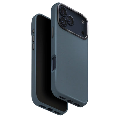 Husa pentru iPhone 17 Pro, UNIQ Lyden Leatherette Case, teal