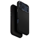 Husa pentru iPhone 17 Pro, UNIQ Lyden Leatherette Case, gri