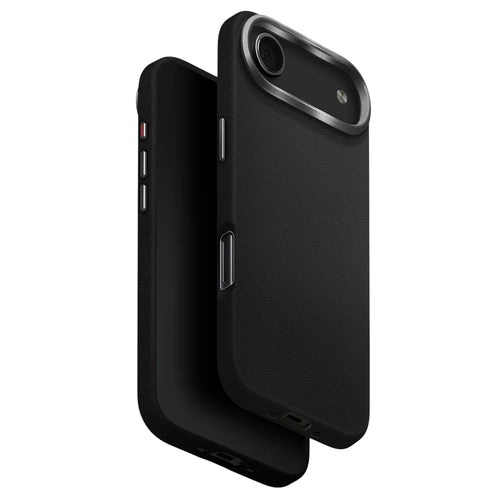Husa pentru iPhone 17 Air, UNIQ Lyden Leatherette Case, negru