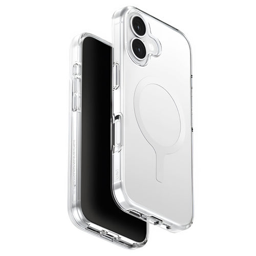 Husa pentru iPhone 17, UNIQ Clario MagClick™ Eco-Friendly Case, transparenta