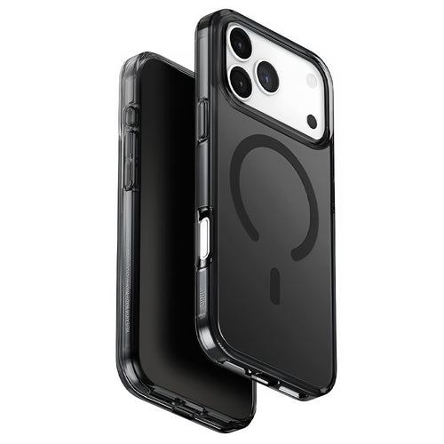 Husa pentru iPhone 17 Pro Max, UNIQ Clario MagClick™ Eco-Friendly Case, negru