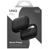 Husa casti pentru AirPods Pro 3, Uniq Keva Prime Series, negru