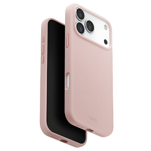 Husa pentru iPhone 17 Pro Max, UNIQ Lino MagClick™, roz
