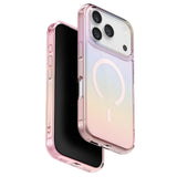 Husa pentru iPhone 17 Pro, UNIQ Iridescia MagClick™, Colorful Pink