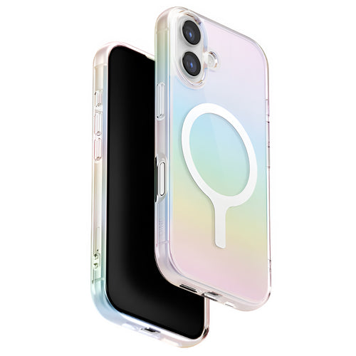 Husa pentru iPhone 17, UNIQ Iridescia MagClick™, multicolor