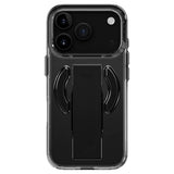 Husa pentru iPhone 17 Pro Max, UNIQ Heldro Air MagClick, negru/transparenta
