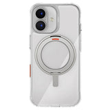 Husa pentru iPhone 17, UNIQ Swivix 360° Kickstand, argintiu
