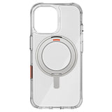 Husa pentru iPhone 17, UNIQ Swivix 360° Kickstand, argintiu