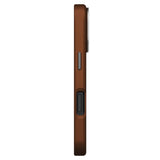 Husa pentru iPhone 17 Pro, UNIQ Lyden Leatherette Case, gri