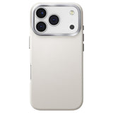 Husa pentru iPhone 17 Pro, UNIQ Lyden Leatherette Case, gri
