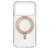 Husa pentru iPhone 17 Pro Max, UNIQ Swivix 360° Kickstand, argintiu