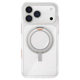 Husa pentru iPhone 17 Pro Max, UNIQ Swivix 360° Kickstand, argintiu