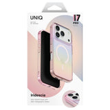 Husa pentru iPhone 17 Pro, UNIQ Iridescia MagClick™, Colorful Pink