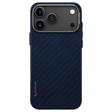 Husa pentru iPhone 17 Pro Max, UNIQ Keva Aramid, albastru