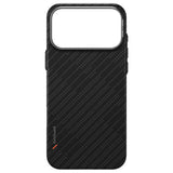 Husa pentru iPhone 17 Pro Max, UNIQ Keva Aramid, negru