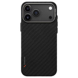 Husa pentru iPhone 17 Pro, UNIQ Keva Aramid, negru