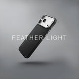 Husa pentru iPhone 17 Pro, UNIQ Keva Aramid, negru