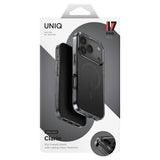 Husa pentru iPhone 17 Pro Max, UNIQ Clario MagClick™ Eco-Friendly Case, negru