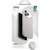 Husa pentru iPhone 17, UNIQ Lino MagClick™, gri