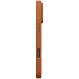 Husa pentru iPhone 17 Pro, UNIQ Lino MagClick™, oranj