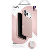 Husa pentru iPhone 17 Pro, UNIQ Lino MagClick™, roz