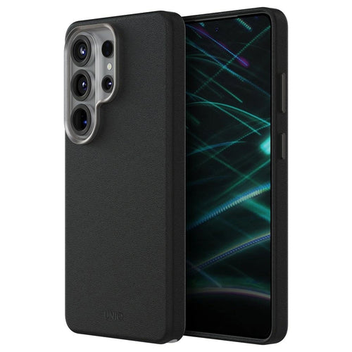 Husa pentru Samsung Galaxy S26 Ultra, UNIQ Lyden Leatherette Case, negru