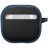 Husa casti pentru AirPods 4, Uniq Clyde Series Blue, alb