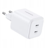 Incarcator retea UGREEN X526 (65154), 2x USB-C, GaN, Incarcare rapidar, 45W, alb