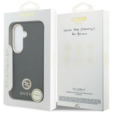 Husa pentru Samsung Galaxy S26 Plus, Guess Rhinestone Round Logo MagSafe (GUHMS26MPGCRMDEK), negru