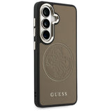 Husa pentru Samsung Galaxy S26, Guess Perforated Logo MagSafe (GUHMS26S5PG4SRGW), maro