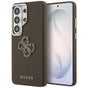 Husa pentru Samsung Galaxy S26 Ultra, Guess Grained Big 4G Metal Logo (GUHCS26L5PS4RGGW), maro