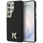 Husa pentru Samsung Galaxy S26 Ultra, Karl Lagerfeld Wrapped Grained Piele cu K Head Logo MagSafe (KLHMS26L5PGFKHGK), negru