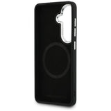 Husa pentru Samsung Galaxy S26, Karl Lagerfeld Wrapped Piele cu Karl Round Point Logo MagSafe (KLHMS26SPSKRPMW), maro