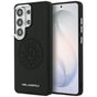 Husa pentru Samsung Galaxy S26 Ultra, Karl Lagerfeld Wrapped Piele cu Karl Round Point Logo MagSafe (KLHMS26LPSKRPMK), negru