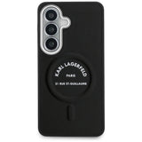 Husa pentru Samsung Galaxy S26, Karl Lagerfeld Wrapped Piele cu Karl RSG Logo MagSafe (KLHMS26SPSKRSGEK), roz