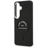 Husa pentru Samsung Galaxy S26, Karl Lagerfeld Wrapped Piele cu Karl RSG Logo MagSafe (KLHMS26SPSKRSGEK), roz