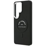 Husa pentru Samsung Galaxy S26 Ultra, Karl Lagerfeld Wrapped Piele cu Karl RSG Logo MagSafe (KLHMS26LPSKRSGEK), negru