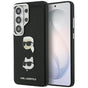 Husa pentru Samsung Galaxy S26 Ultra, Karl Lagerfeld Wrapped Piele Saffiano cu cu K&C Head Pin (KLHCS26LPSFDHPOK), negru