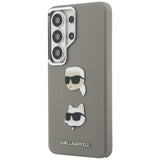 Husa pentru Samsung Galaxy S26 Ultra, Karl Lagerfeld Wrapped Piele Saffiano cu cu K&C Head Pin (KLHCS26LPSFDHPOG), albastru