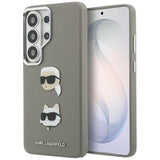 Husa pentru Samsung Galaxy S26 Ultra, Karl Lagerfeld Wrapped Piele Saffiano cu cu K&C Head Pin (KLHCS26LPSFDHPOG), albastru