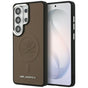 Husa pentru Samsung Galaxy S26 Ultra, Karl Lagerfeld Piele cu Initial Logo Debossed MagSafe (KLHMS26LPGFKLRDW), maro