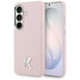 Husa pentru Samsung Galaxy S26, Karl Lagerfeld Wrapped Grained Piele cu K Head Logo MagSafe (KLHMS26S5PGFKHGP), roz