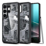 Husa pentru Samsung Galaxy S26 Ultra, Spigen Ultra Hybrid MagSafe (ACS10682), negru/transparenta