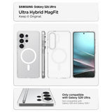 Husa pentru Samsung Galaxy S26 Ultra, Spigen Ultra Hybrid MagSafe (ACS10679), transparenta