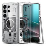 Husa pentru Samsung Galaxy S26 Ultra, Spigen Ultra Hybrid MagSafe (ACS11206), fumuriu