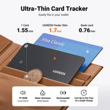 Dispozitiv anti-pierdere UGREEN Smart Tracker CM817 (45298), Apple Find My (iOS Only), BT 5.0, IP68, Ultra-Thin, 80dB, 12-Month Battery, negru