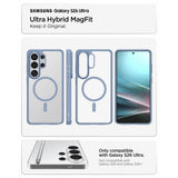 Husa pentru Samsung Galaxy S26 Ultra, Spigen Ultra Hybrid MagSafe (ACS11207), albastru