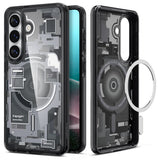 Husa pentru Samsung Galaxy S26 Plus, Spigen Ultra Hybrid MagSafe (ACS10711), negru/transparenta