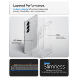 Husa pentru Samsung Galaxy S26 Plus, Spigen Ultra Hybrid (ACS10707), transparenta